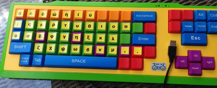 ΑΥΤΟΚΟΛΛΗΤΑ ΠΛΗΚΤΡΟΛΟΓΙΩΝ - KEYBOARD SELF STICKERS