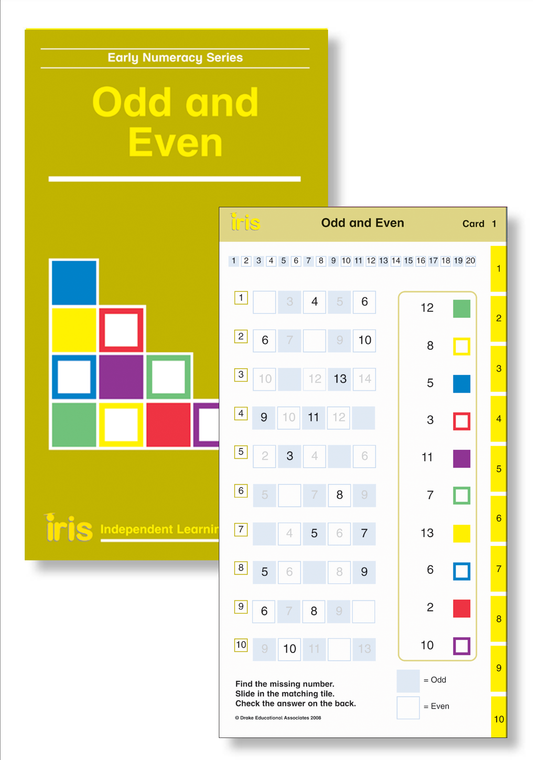 Iris Καρτέλες Ασκήσεων - Αριθμητική 1 - Άρτιοι και Περιττοί
