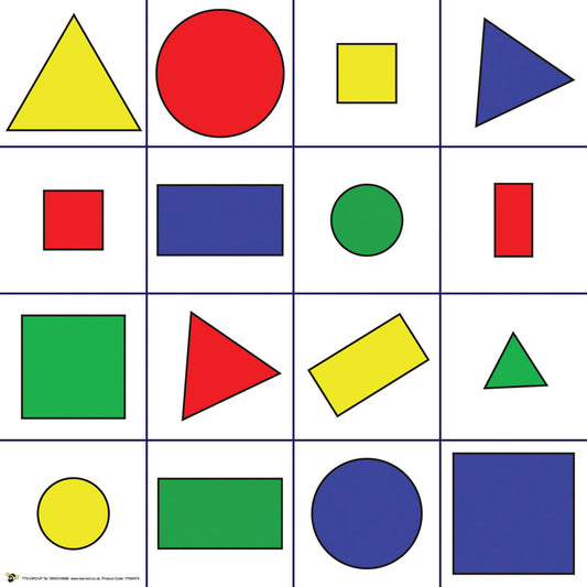 Χαλάκι Σχήματα-Χρώματα-Μεγέθη-Colors, Size and Shapes (robot - mat)